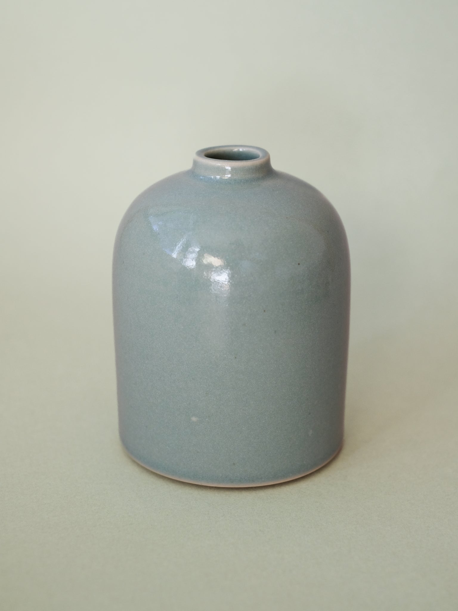 Medium Bottle Vase — Blue