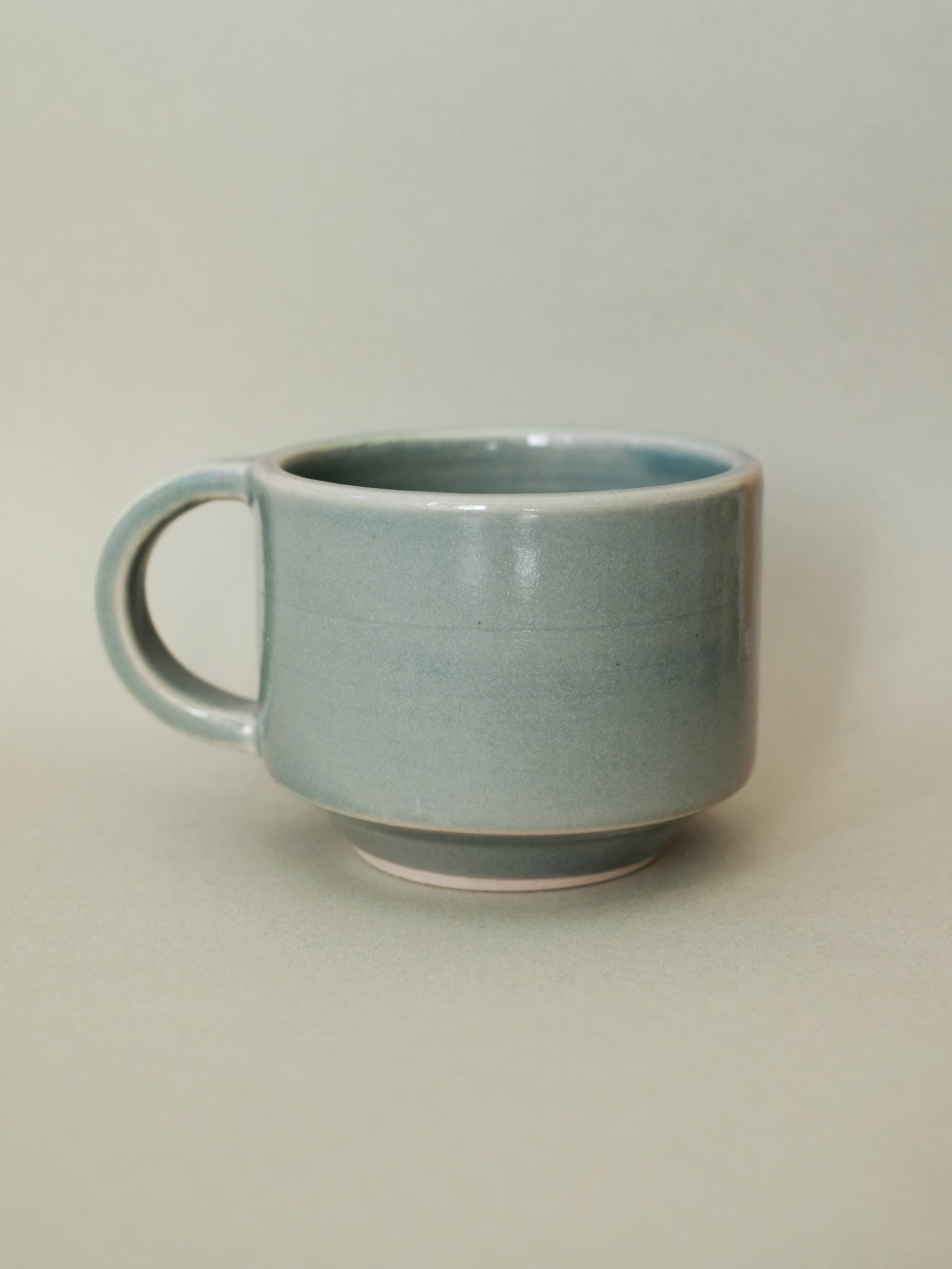 C-handle Stacking Mug — Blue